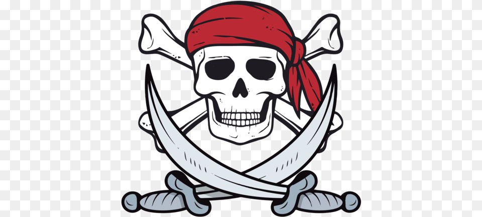 Skull And Crossbone Clipart Jolly Roger Pirate Flag Jolly Roger Pirate Flag T Shirt Skull, Person, Face, Head, Baby Png Image