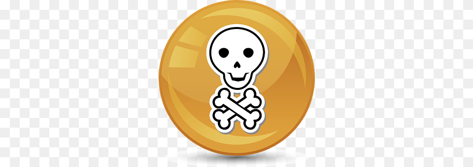Skull And Crossbones Face, Head, Person, Disk Free Png Download