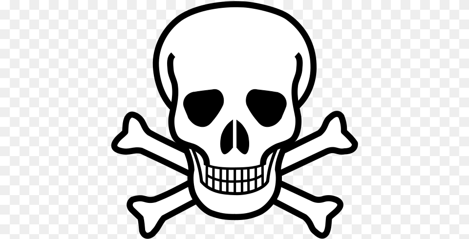 Skull And Crossbones, Stencil, Animal, Fish, Sea Life Png