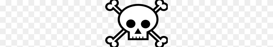 Skull And Crossbones Clip Art Crossbones Electrical Shock, Stencil, Person, Pirate Free Png