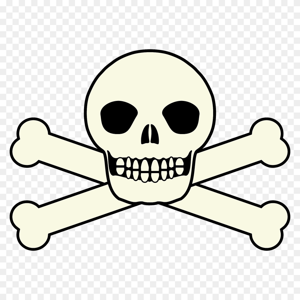 Skull And Crossbones Clipart, Bulldozer, Machine, Face, Head Png