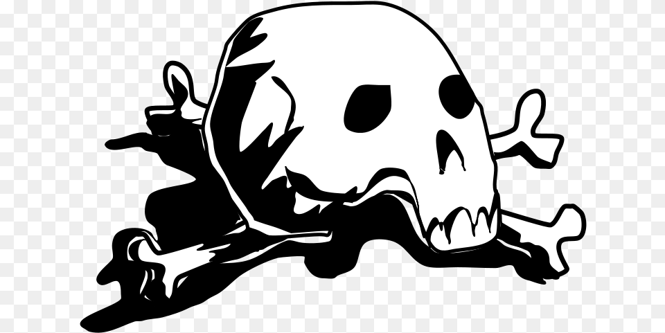 Skull And Crossbones Download Free Skull And Crossbones En, Stencil, Baby, Person, Face Png