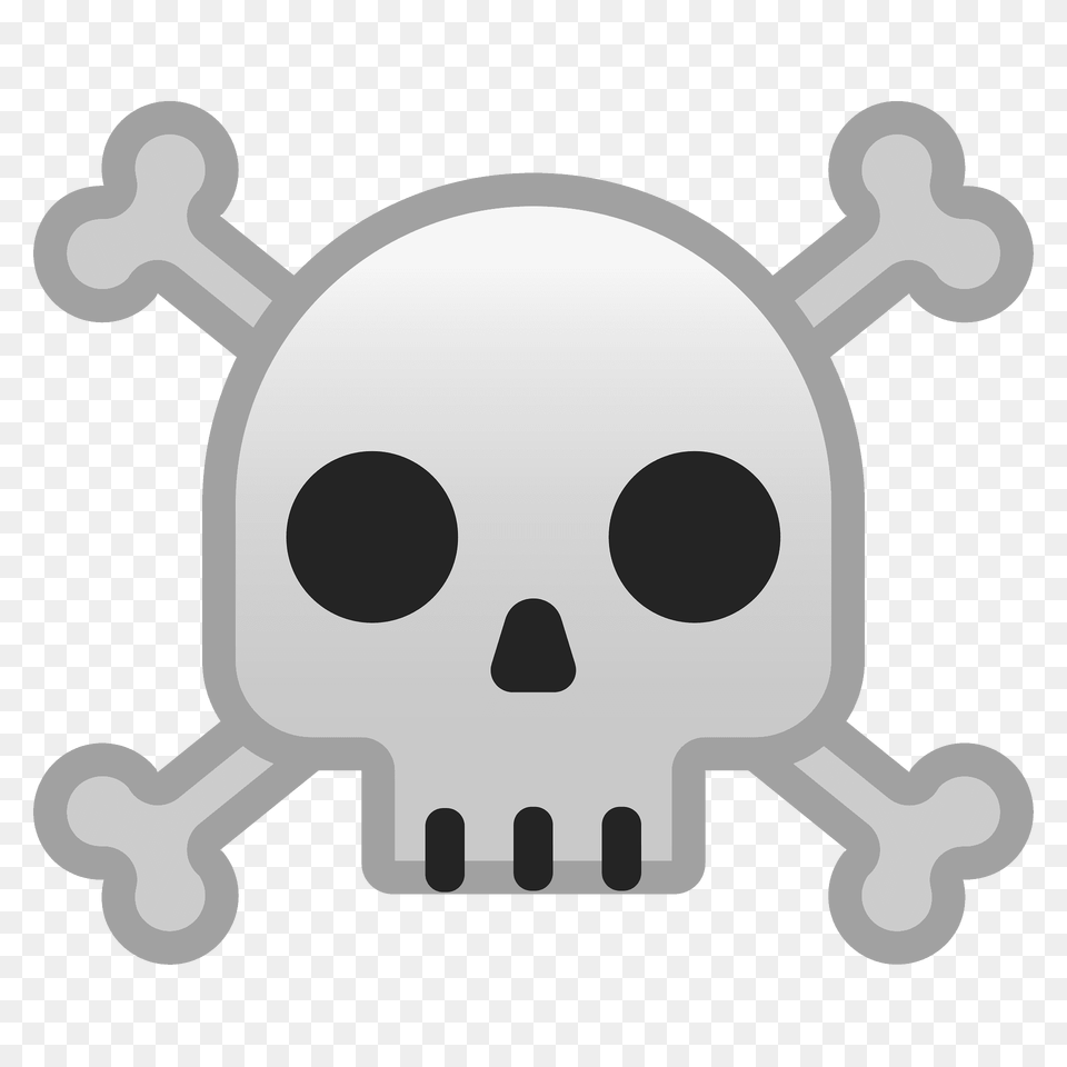 Skull And Crossbones Emoji Clipart Free Transparent Png