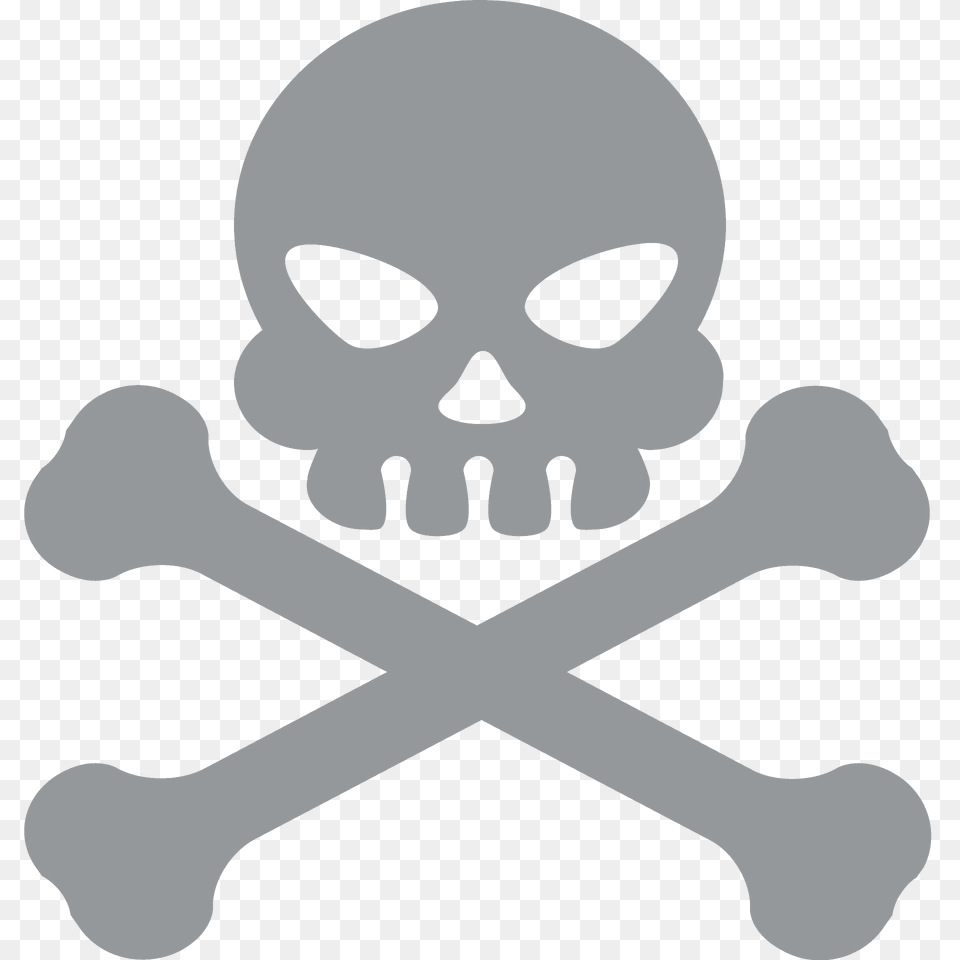 Skull And Crossbones Emoji Clipart Free Png