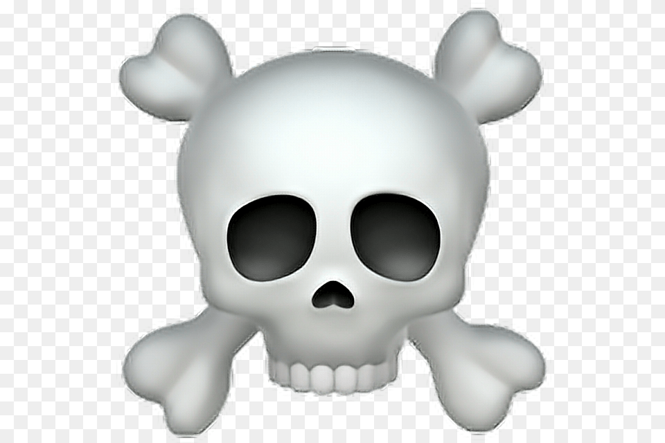 Skull And Crossbones Emoji Tete De Mort Emoji, Beverage, Coffee, Coffee Cup Free Transparent Png