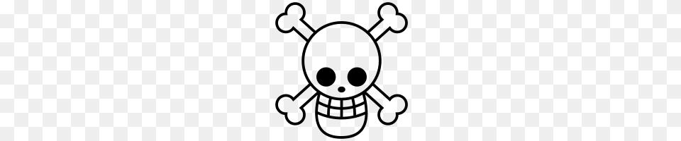 Skull And Crossbones Icons Noun Project, Gray Free Png Download