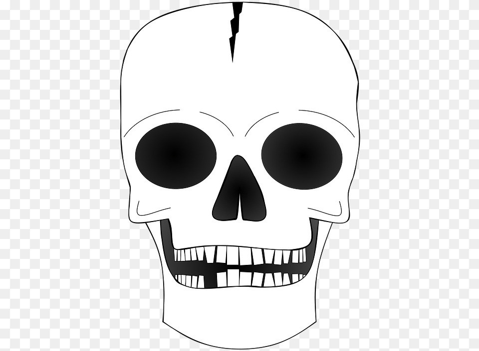 Skull And Crossbones Pirates Skull Death Bone, Stencil, Body Part, Mouth, Person Free Png