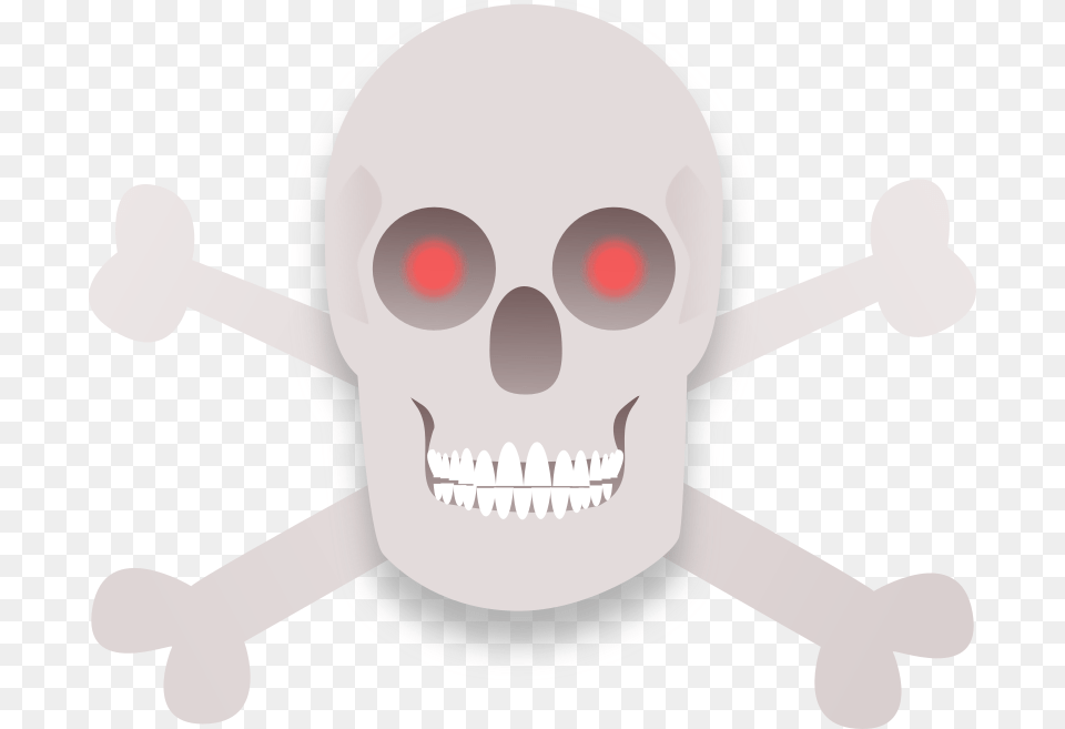 Skull And Crossbones Skull, Animal, Fish, Sea Life, Shark Free Transparent Png