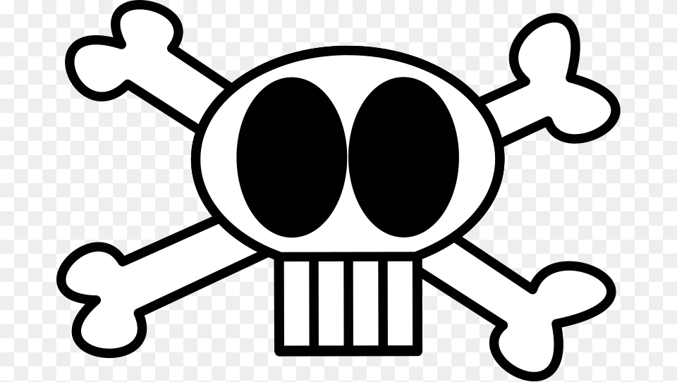 Skull And Crossbones Stock Photo Illustration Of A Skull, Stencil, Symbol Free Png Download