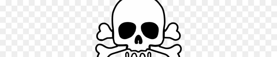 Skull And Crossbones Transparent Background Background, Smoke Pipe, Stencil Png