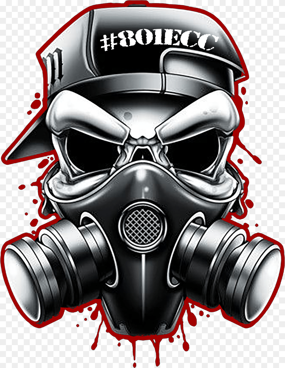 Skull And Gas Mask Tattoos, Appliance, Blow Dryer, Device, Electrical Device Free Png