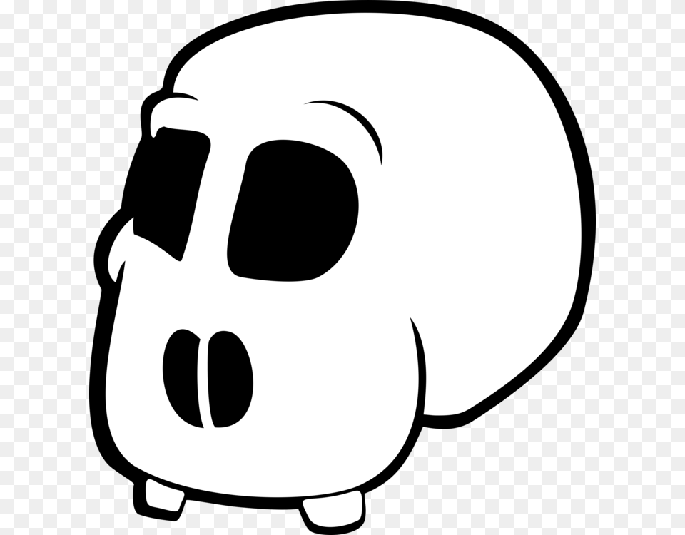 Skull Bone Cartoon Skeleton, Helmet, Stencil Png