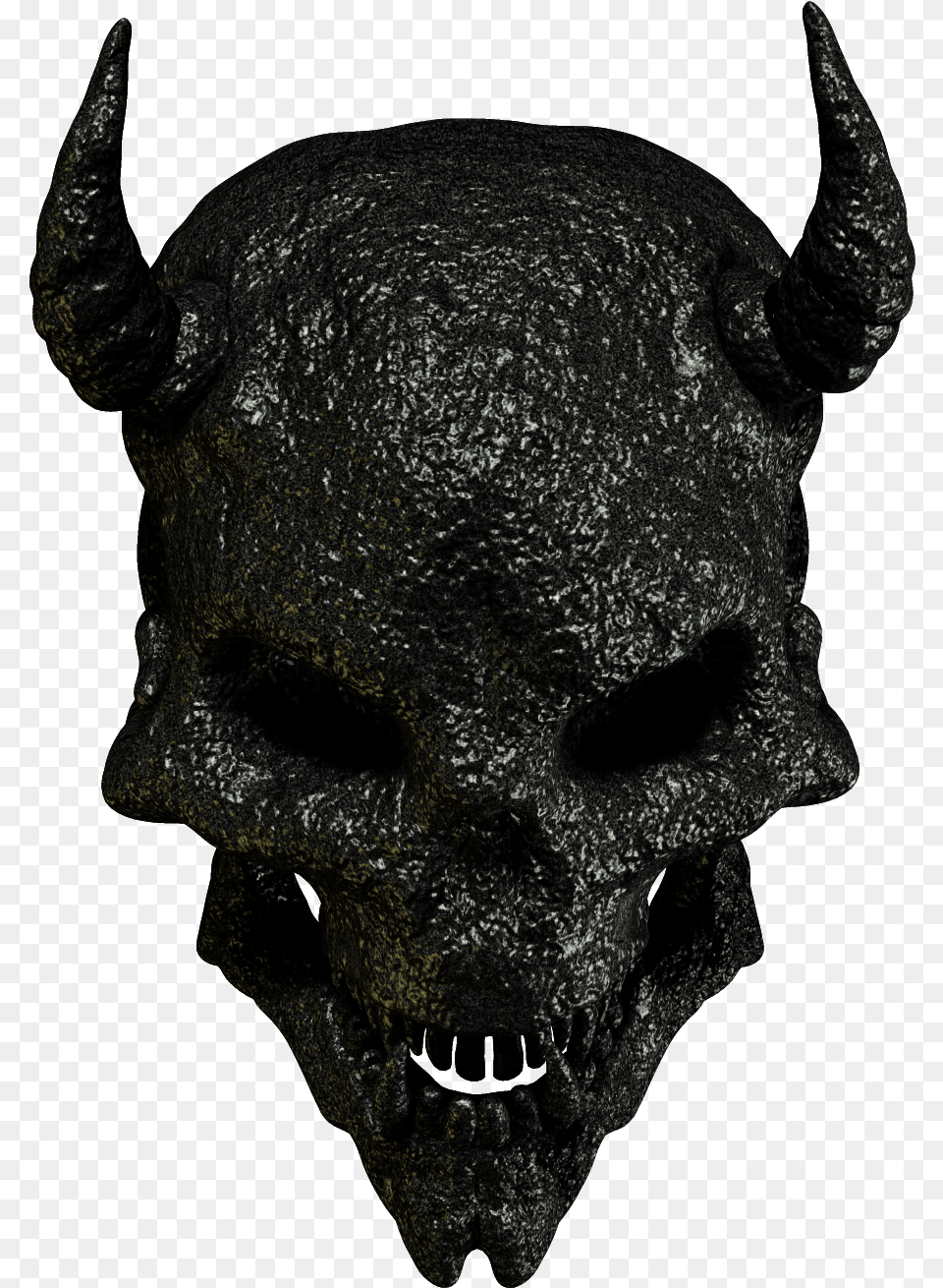 Skull Bone Head Transparent Demon Skull, Person, Accessories, Face Free Png Download