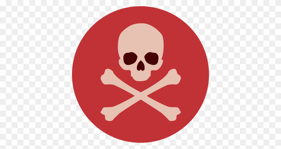 Skull Bones Circle Icon, Person, Pirate, Face, Head Free Transparent Png