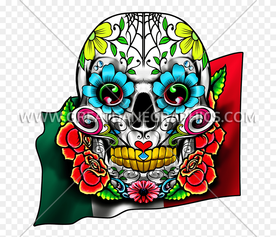 Skull Cinco De Mayo Production Ready Artwork For T Shirt Printing, Art, Graphics, Baby, Person Free Transparent Png