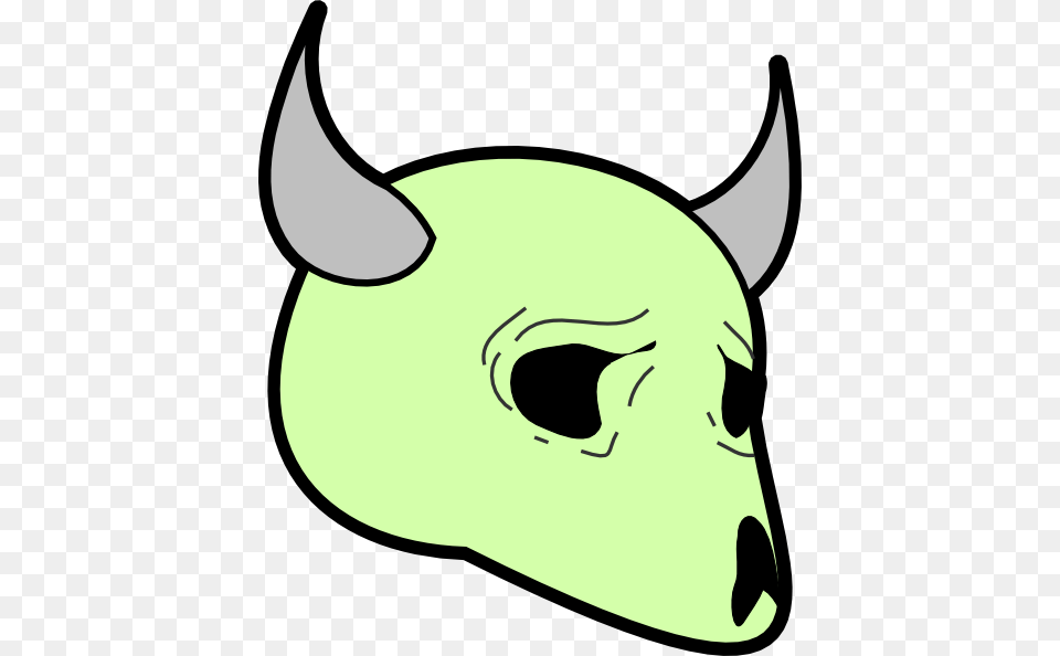 Skull Clip Art, Animal, Bull, Mammal, Cattle Png Image
