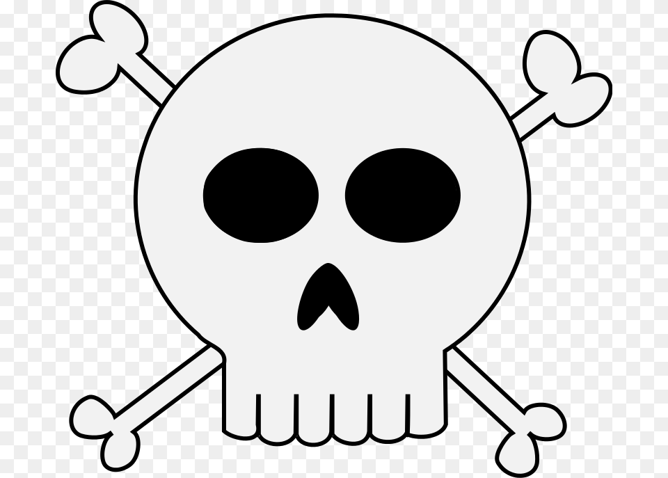 Skull Clip Art, Stencil Free Transparent Png