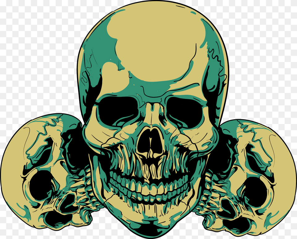 Skull Clip Art Human Skull In Half, Alien, Adult, Male, Man Free Png Download