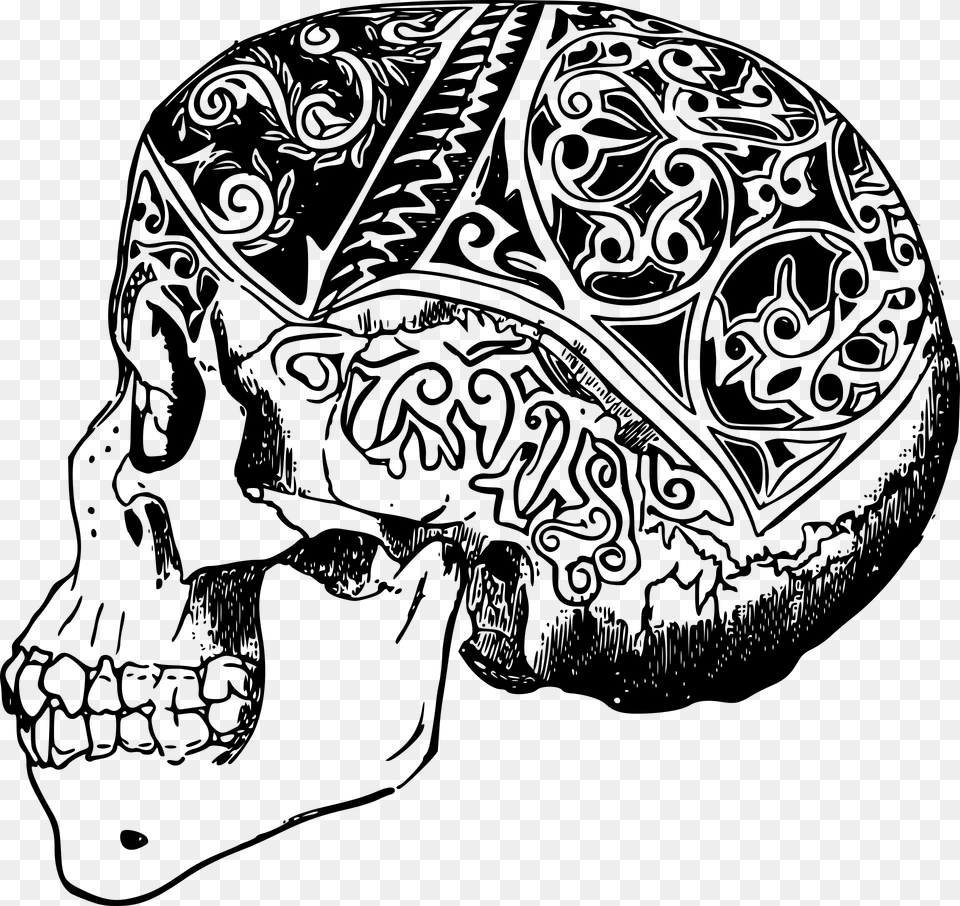 Skull Clip Art Tattoos, Doodle, Drawing, Adult, Male Free Transparent Png