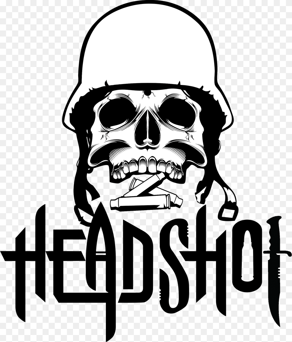Skull Clipart, Stencil, Adult, Male, Man Png Image