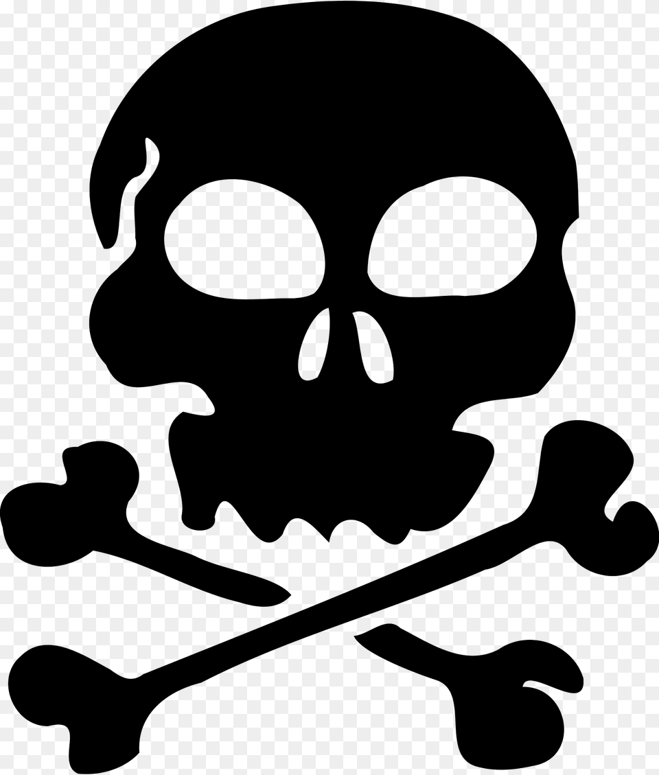 Skull Clipart, Stencil, Person, Pirate Png Image