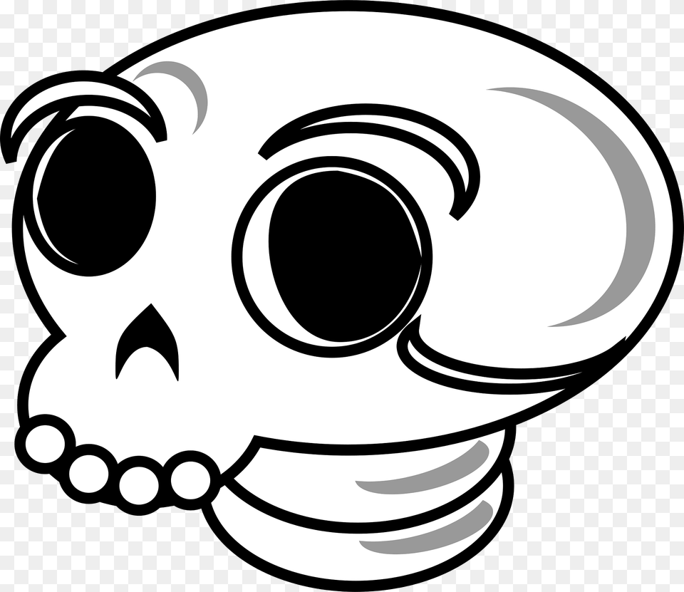Skull Clipart, Stencil, Disk Free Png Download