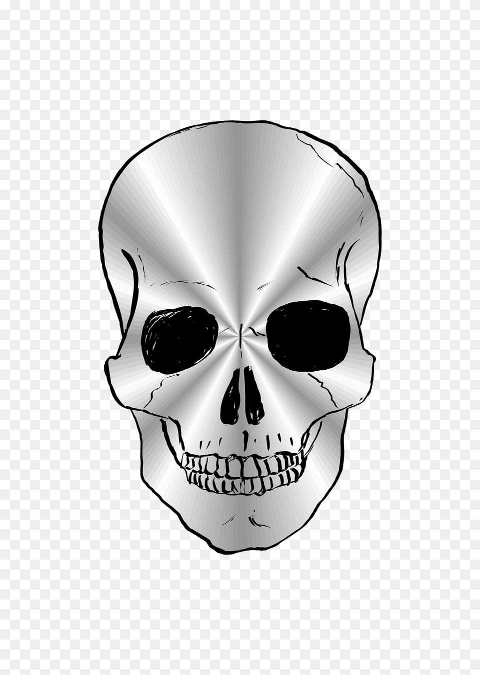Skull Clipart, Face, Head, Person Png Image