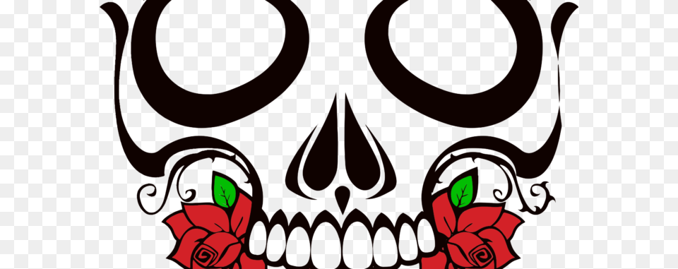 Skull Clipart Background, Art, Flower, Graphics, Pattern Png