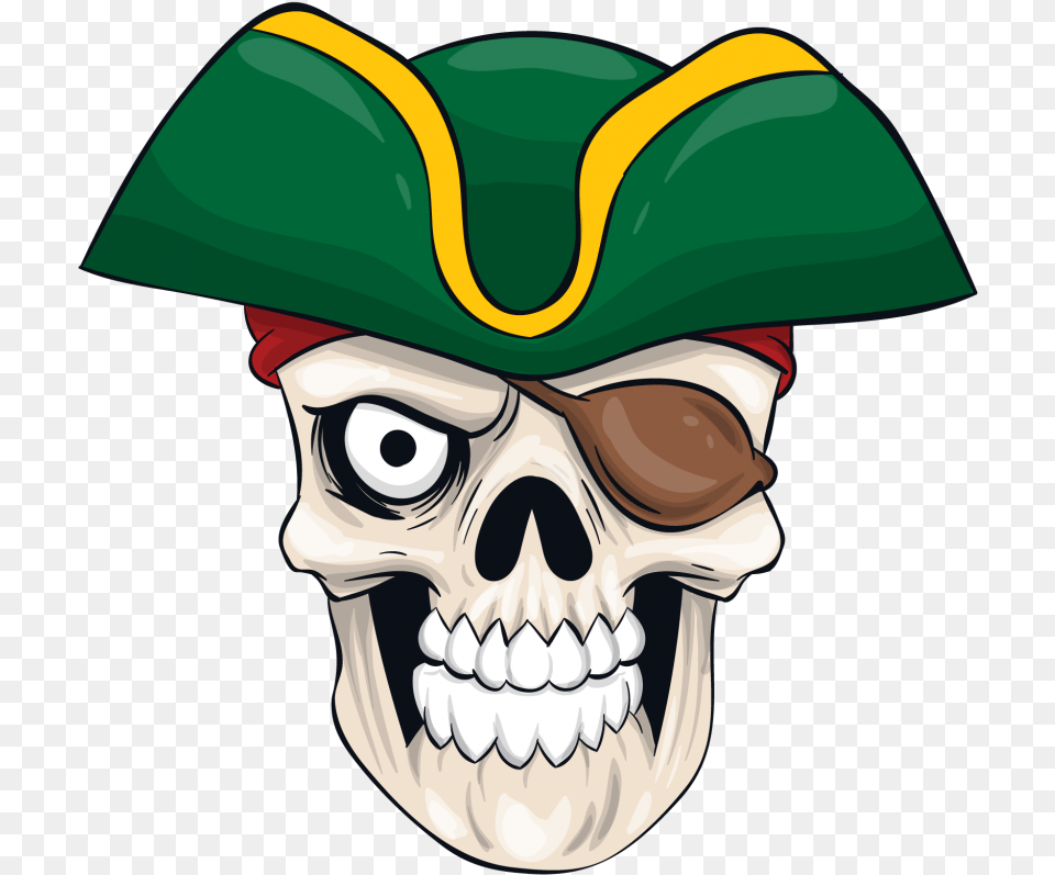 Skull Clipart Skull, Person, Pirate, People Free Png Download