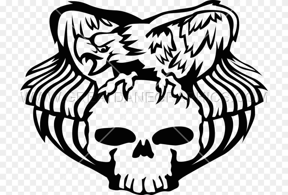 Skull Clipart Eagle, Accessories, Art, Ornament, Gargoyle Free Png Download