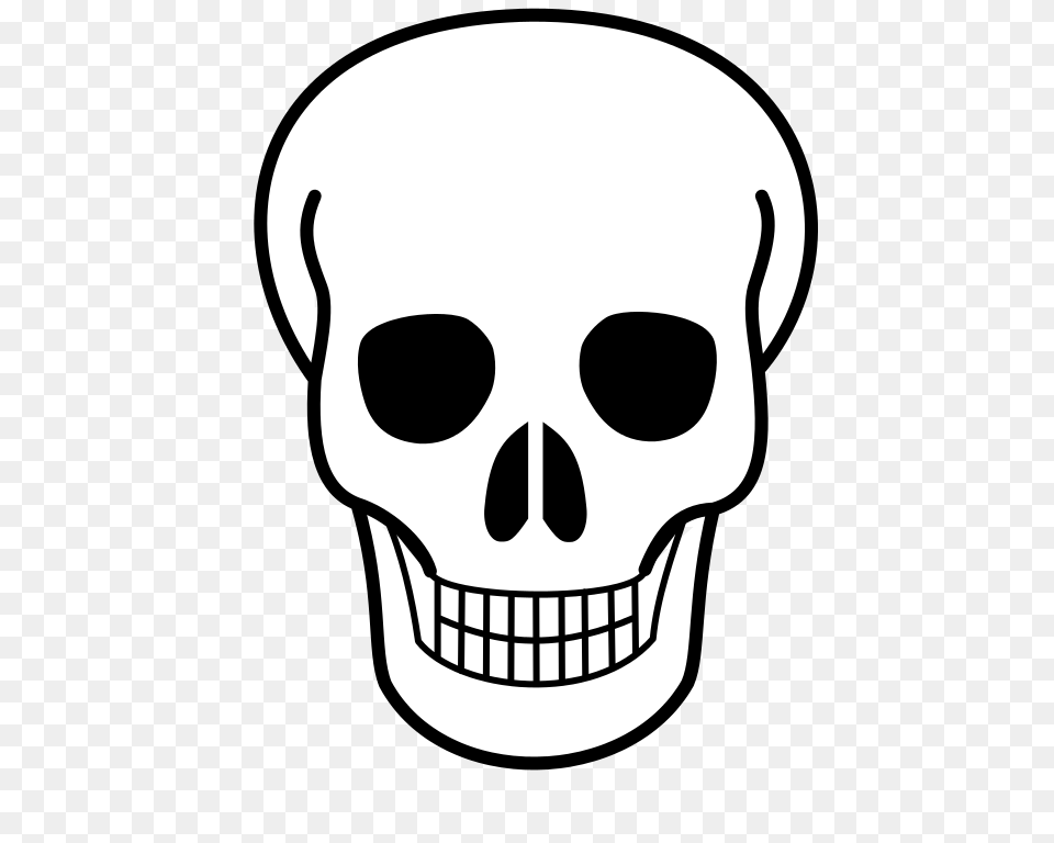 Skull Clipart Fileskull Iconsvg Wikimedia Commons Music Clipart, Stencil, Person Free Transparent Png