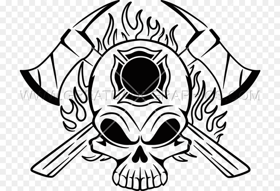 Skull Clipart Firefighter, Emblem, Symbol, Architecture, Pillar Free Transparent Png