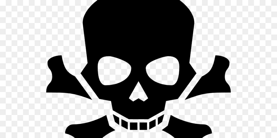 Skull Clipart Hazard Skull Poison, Stencil, Bow, Weapon Free Png
