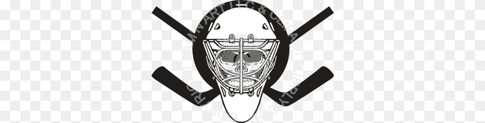 Skull Clipart Hockey Free Png Download