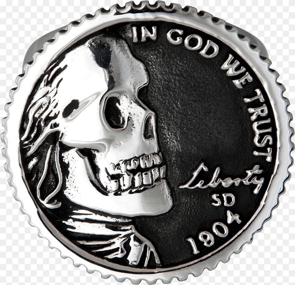 Skull Coin, Accessories, Buckle, Plate, Money Free Transparent Png