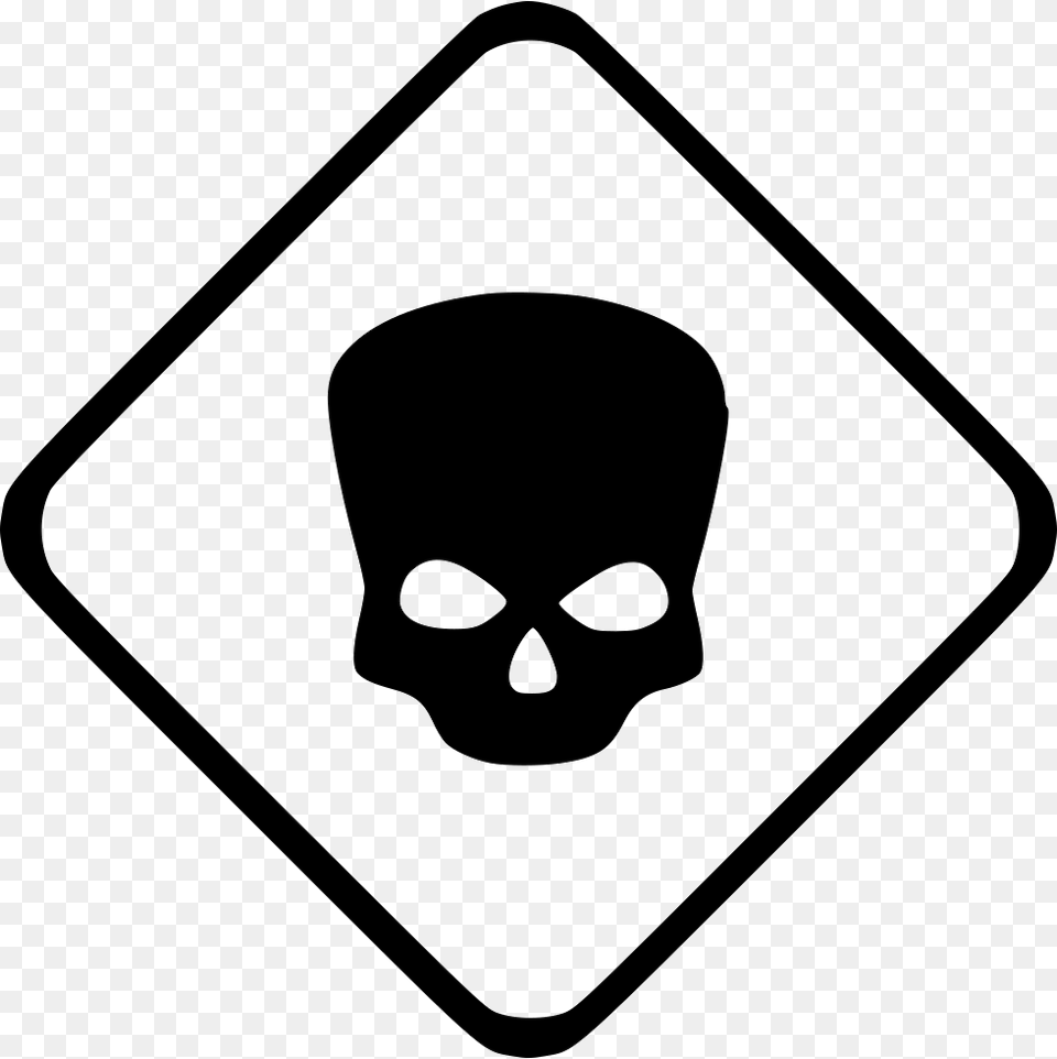 Skull Death Hell Attention Skull, Sign, Symbol, Road Sign Png Image