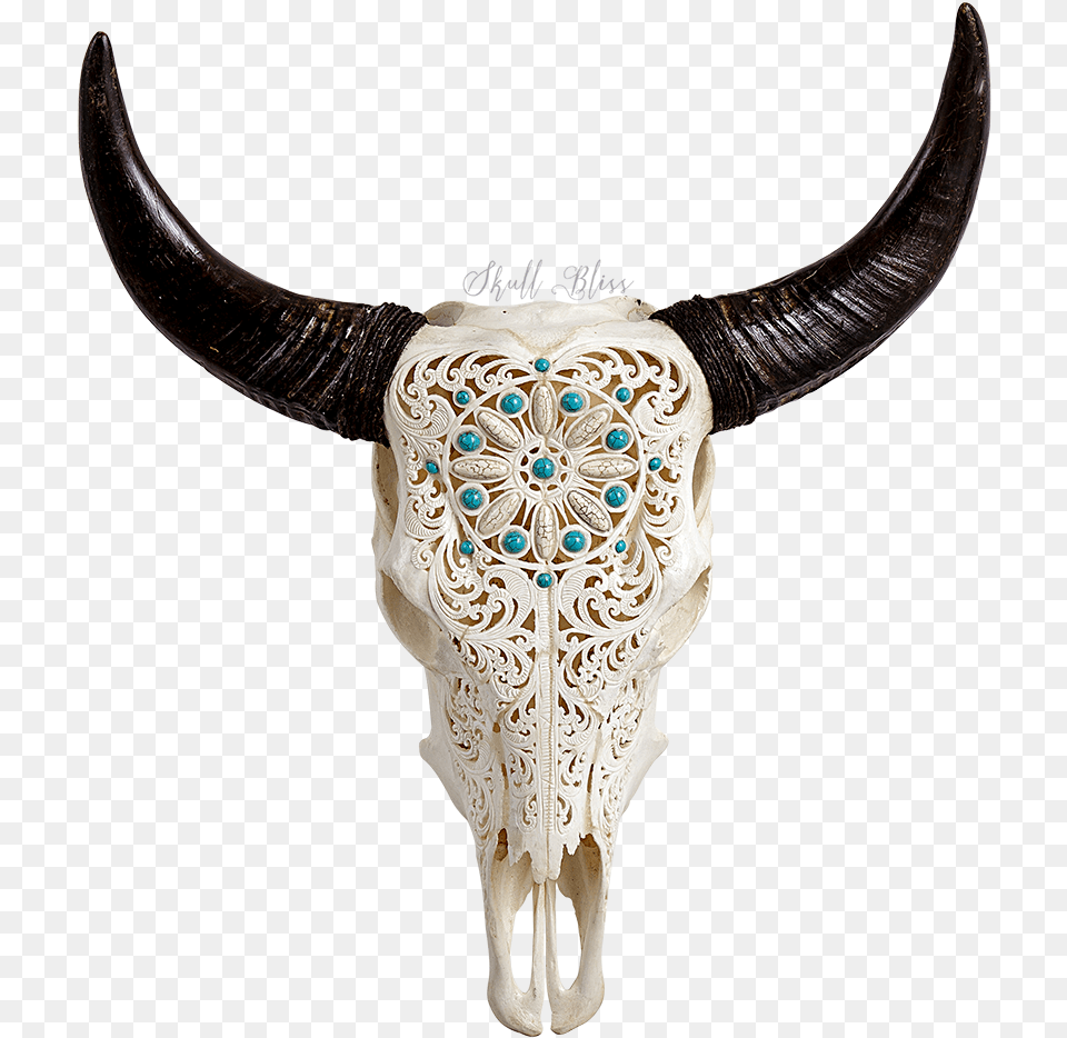 Skull Decorative Bull Head, Accessories, Animal, Mammal, Necklace Free Transparent Png