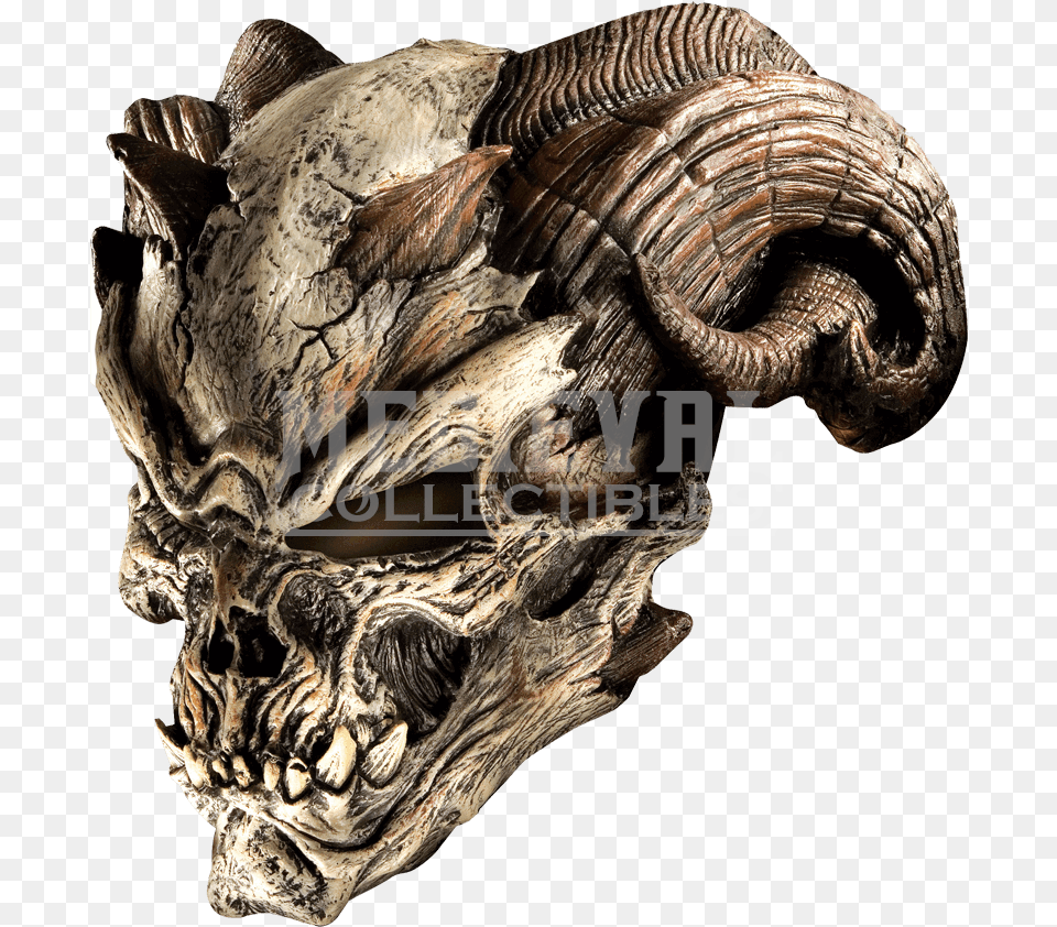 Skull Drawing At Getdrawings Cave Demon Mask Adult, Wood, Accessories, Ornament, Animal Free Png Download