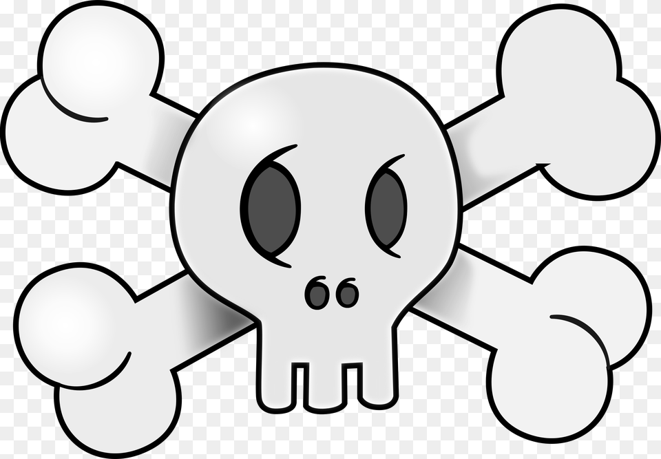 Skull Drawing Cartoon At Getdrawings Pirate Flag Skull, Face, Head, Person, Nature Free Transparent Png