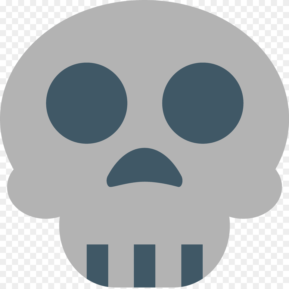 Skull Emoji Clipart, Disk Png