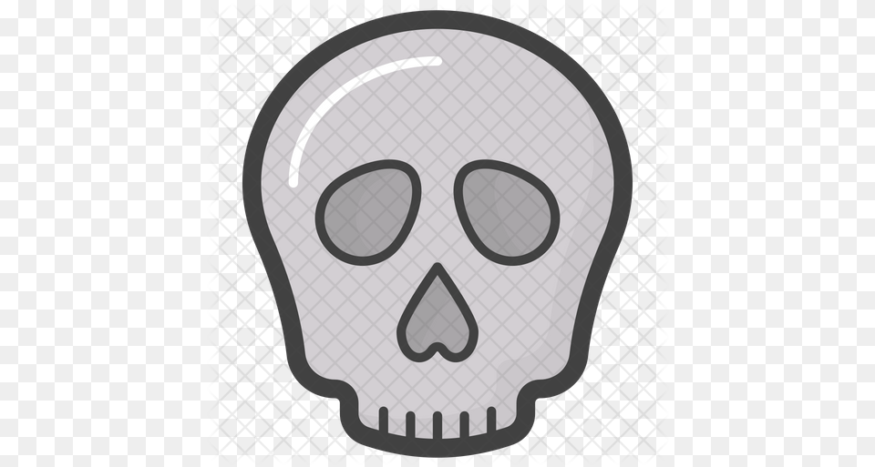 Skull Emoji Icon Skull, Light Png