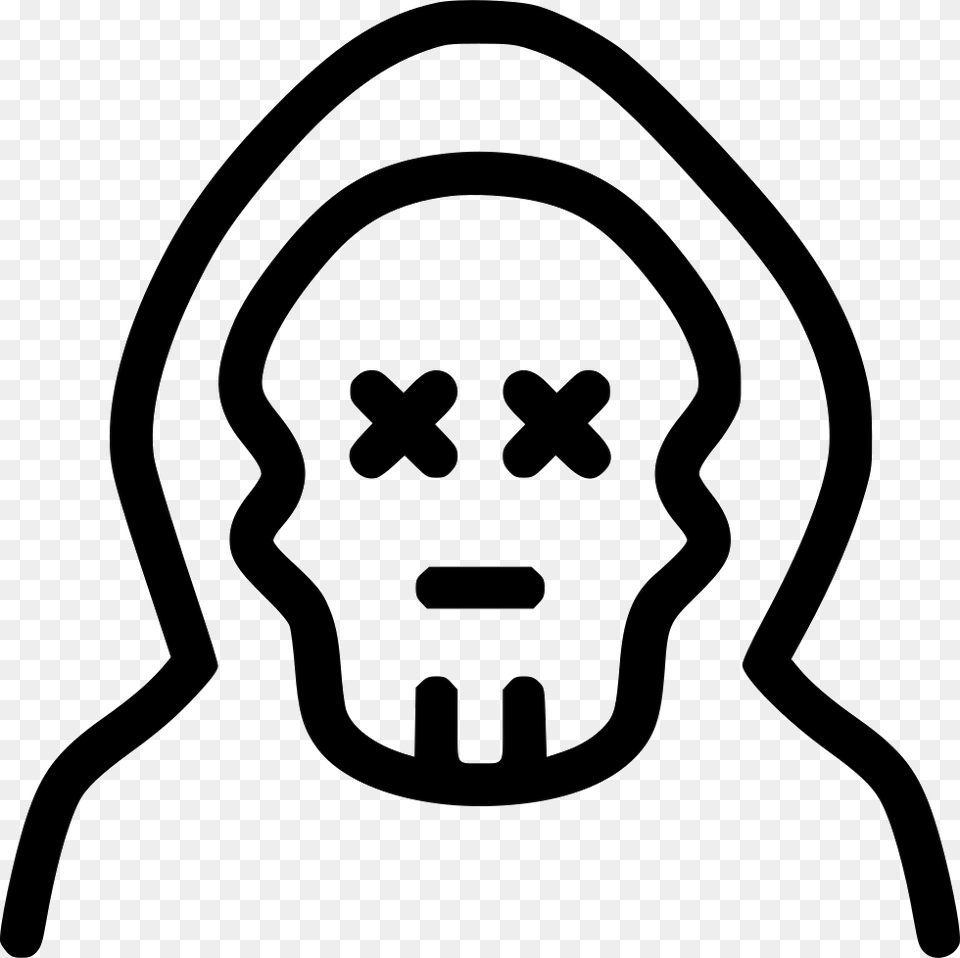 Skull Evil Witch Ghost Monster Dead Portable Network Graphics, Stencil Free Transparent Png