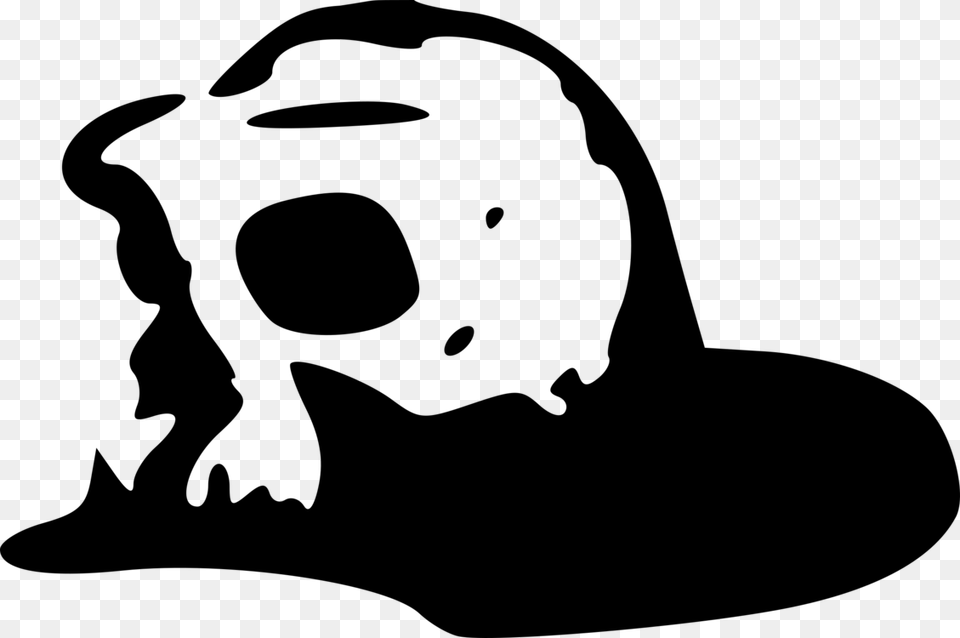 Skull Face Computer Icons Jaw Nose Clip Art, Gray Free Png Download