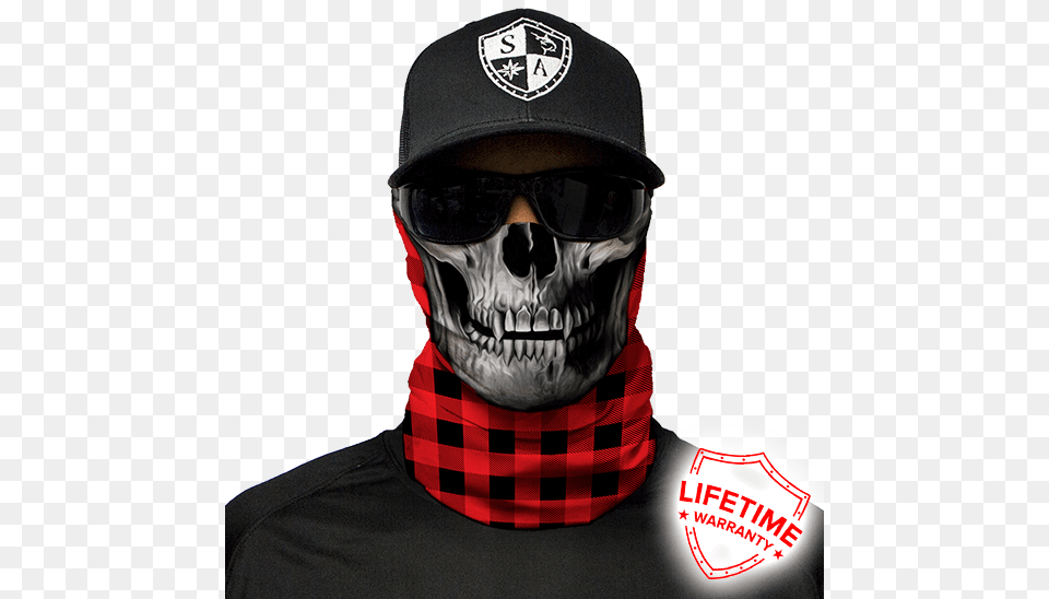 Skull Face Shield Usa, Accessories, Adult, Bandana, Person Free Transparent Png