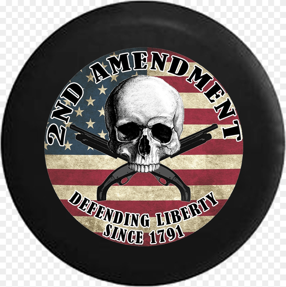 Skull Flag Crossed Guns America Defending Freedom 1791 Emblem, Adult, Sport, Rugby Ball, Rugby Png