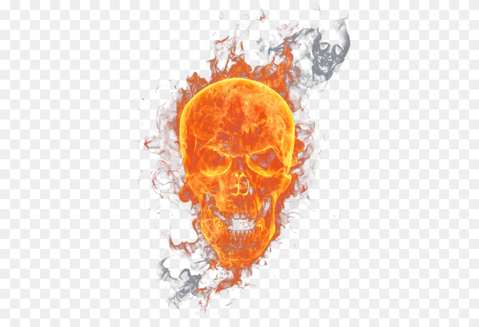 Skull Flame, Fire, Bonfire Png