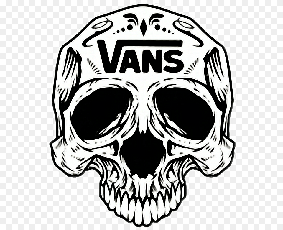 Skull Freetoedit Vans, Adult, Male, Man, Person Png