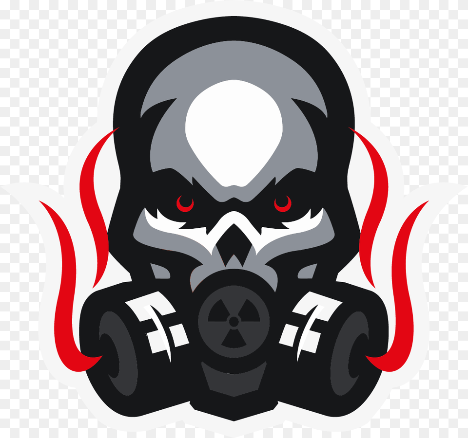 Skull Gas Mask Gaming Skull Logo Logo E Sports, Device, Grass, Lawn, Lawn Mower Free Transparent Png