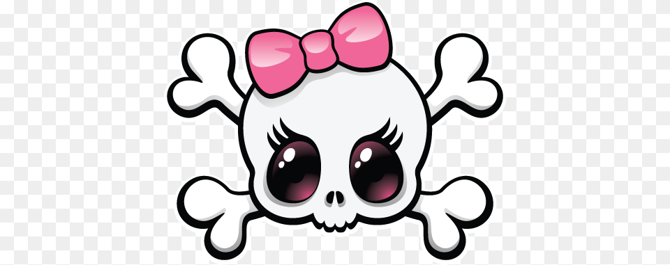 Skull Girly Freetoedit Skull Girly, Animal, Bear, Mammal, Wildlife Free Png