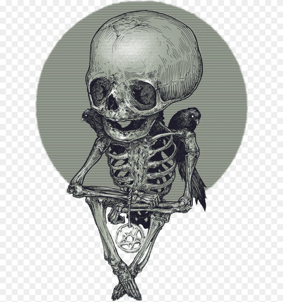 Skull Gothic Skeleton Freetoedit Skull, Adult, Male, Man, Person Free Png Download